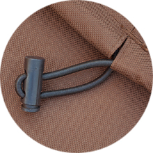 Elastic Hem With Cord Lock
